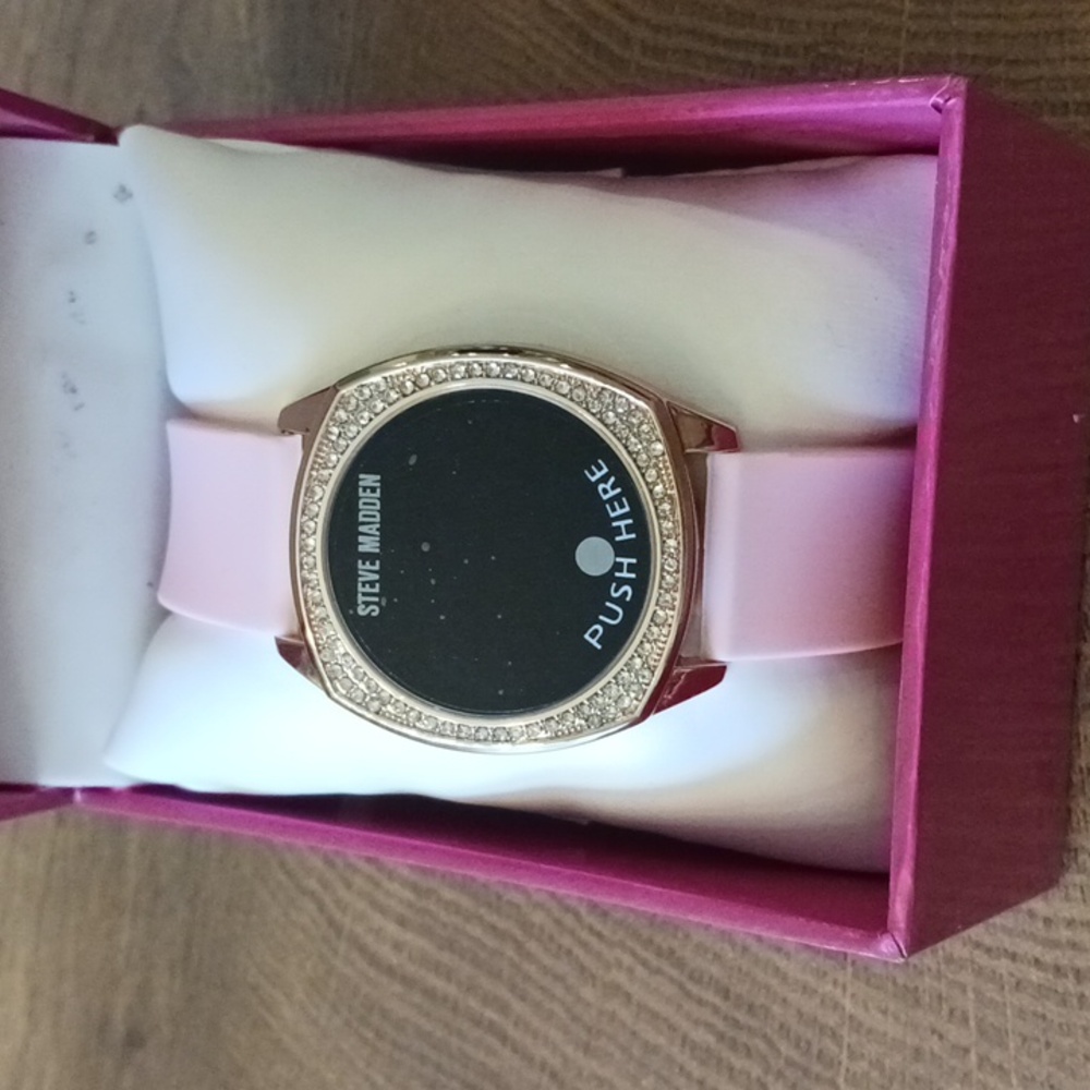 Steve Madden Rose Gold and Pink Smartwatch